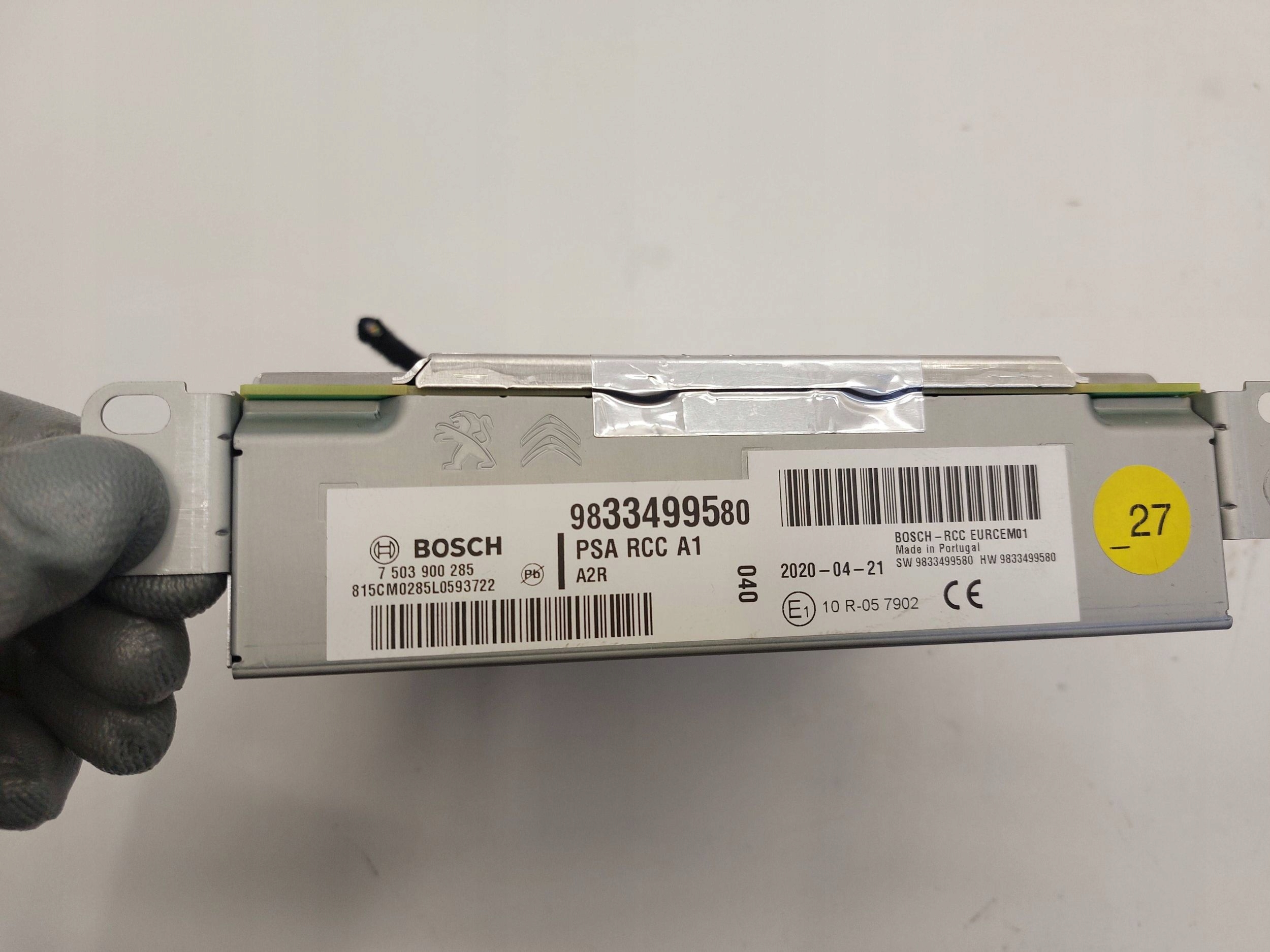 CITROEN C3 III RADIO navigation module 9833499580 EUROPA