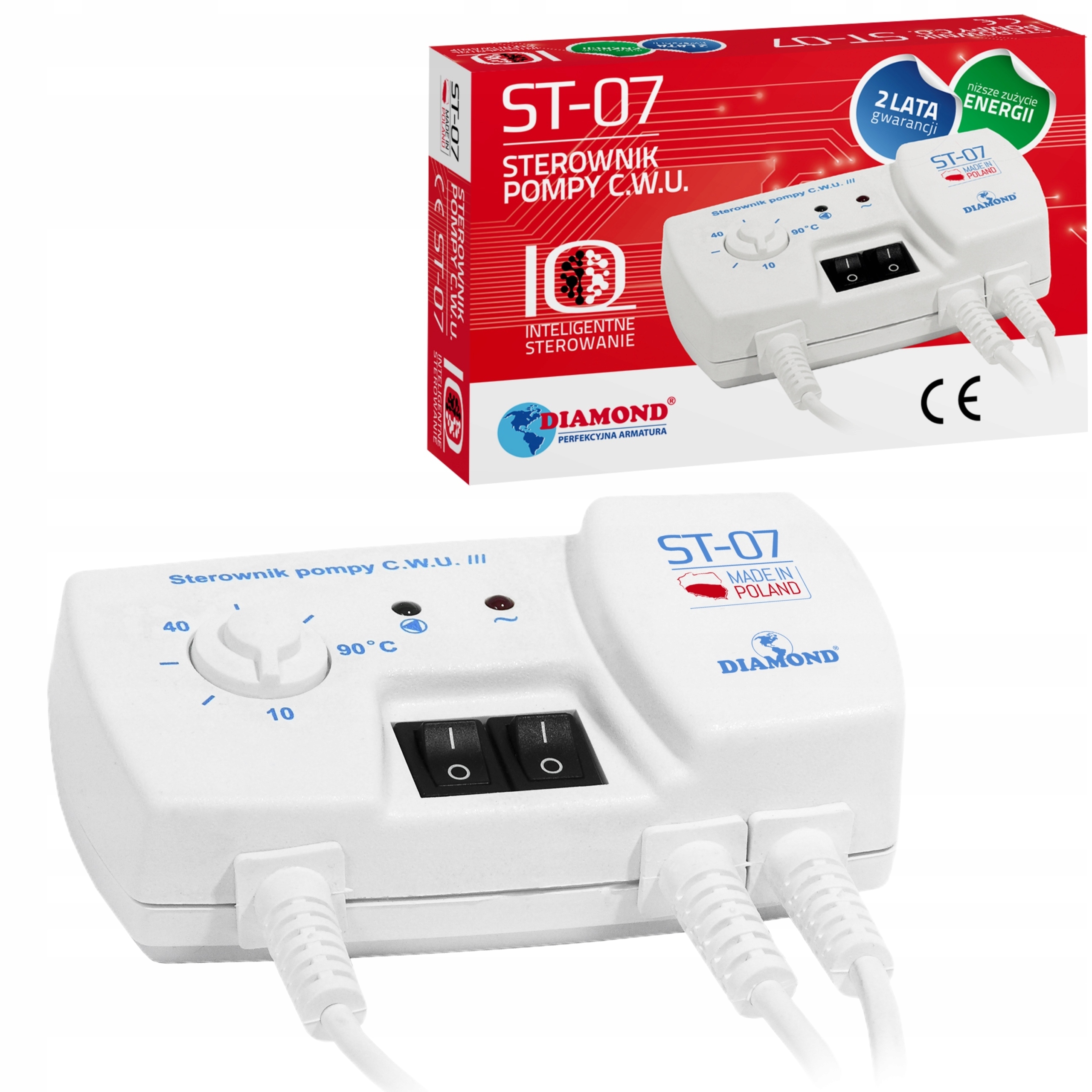 STEROWNIK REGULATOR POMPY C.W.U. ST-07 DIAMOND EAN (GTIN) 5907547672897