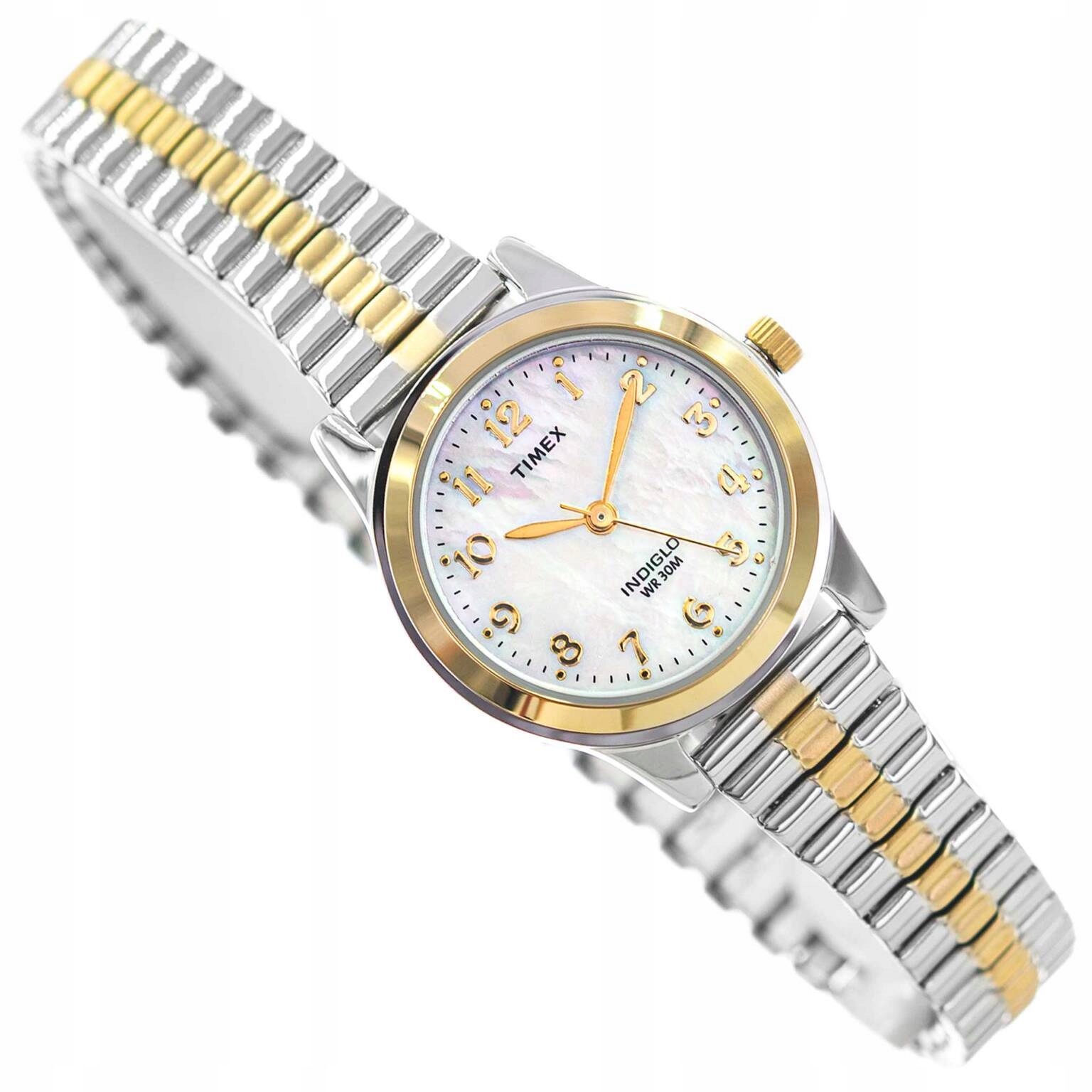 Dámské Hodinky Timex TWG063400 Easy Reader Stříbrno-zlaté Na Náramku