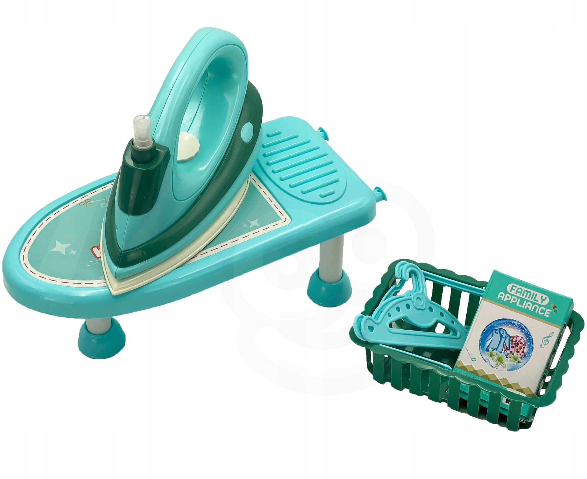 DESKA DO PRASOWANIA ŻELAZKO WODA ZESTAW 6w1 WOOPIE Stan opakowania oryginalne