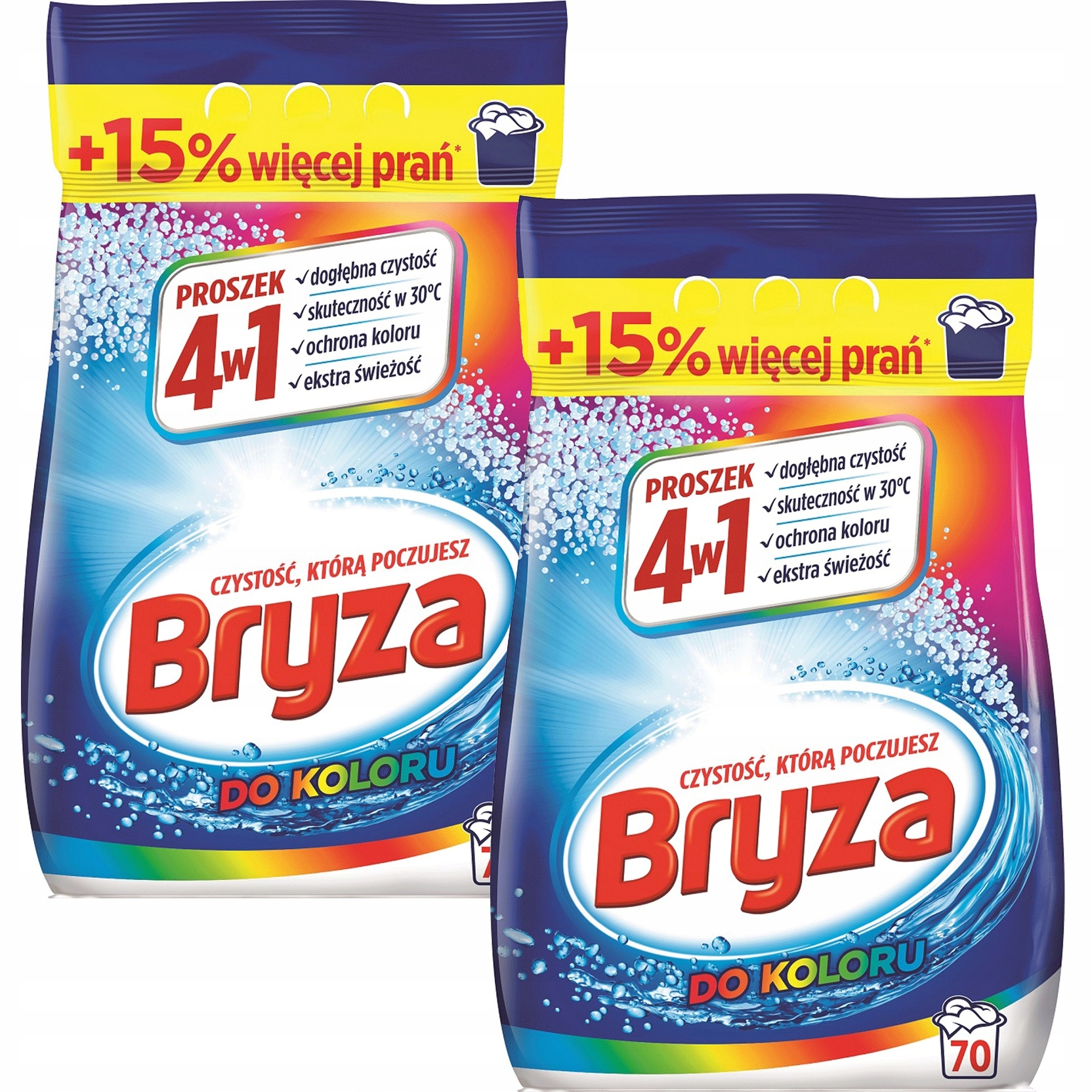 

Bryza 4w1 Proszek Do Prania Kolor 140 prań 9,1kg