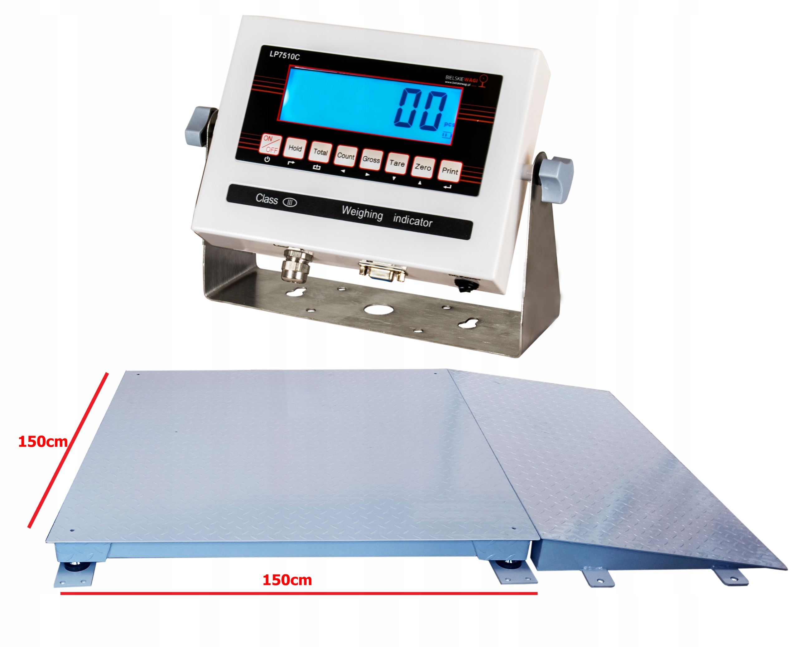 Plošinová Váha S Nájezdem 1,5x1,5 3t S Legalizací Na Nákup Šrotu