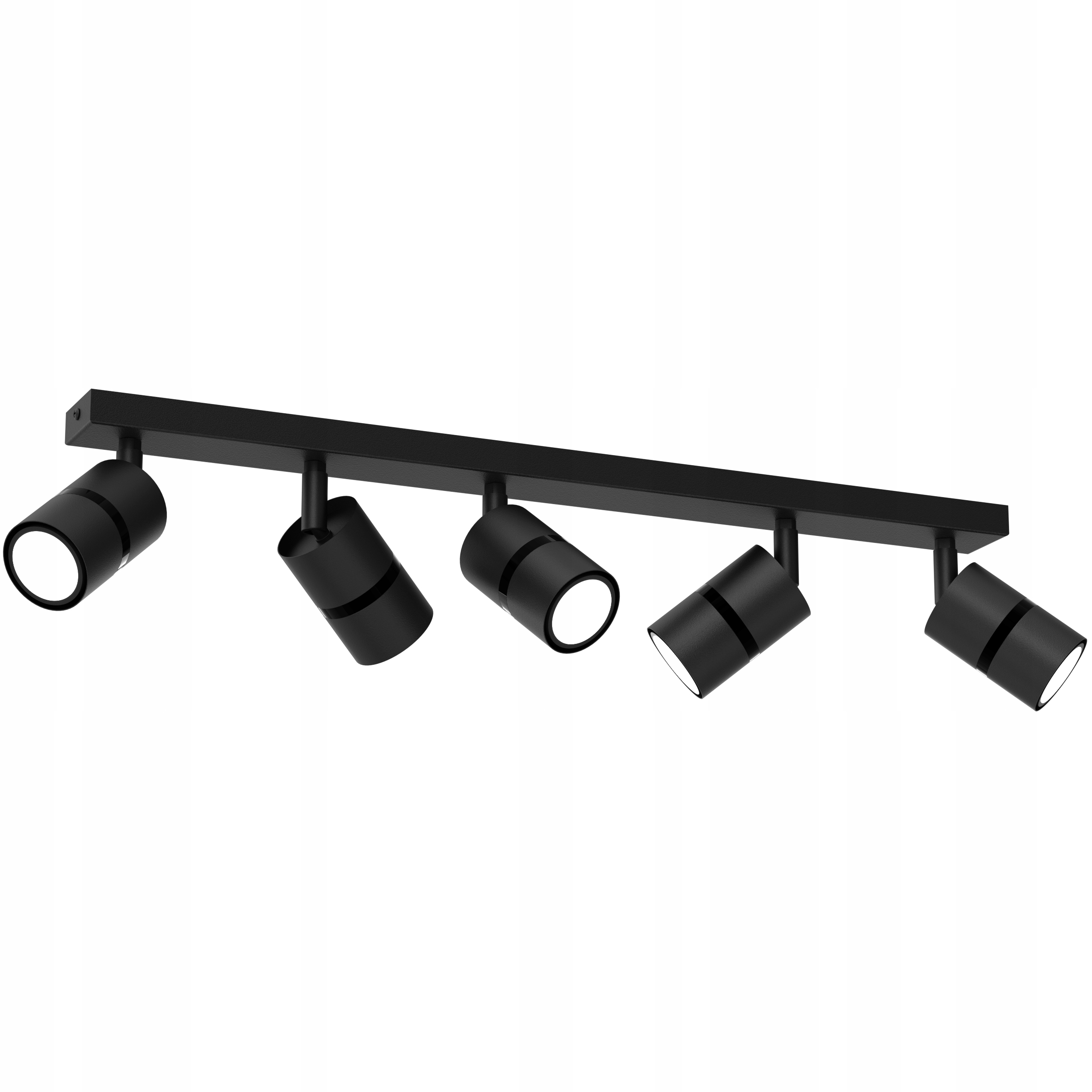 LAMPA SPOTY NA LISTWIE TUBY PLAFON METAL LED 5 PKT