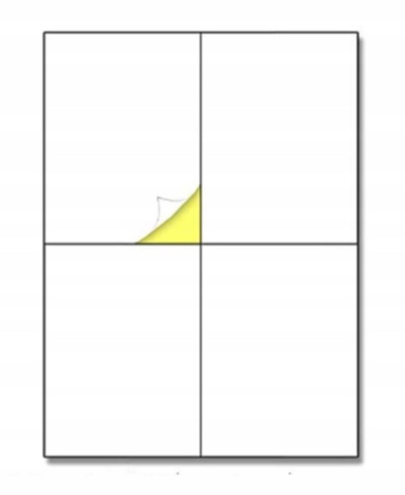 

Etykiety samoprzylepne 105x148,5mm 100ark A4 mat