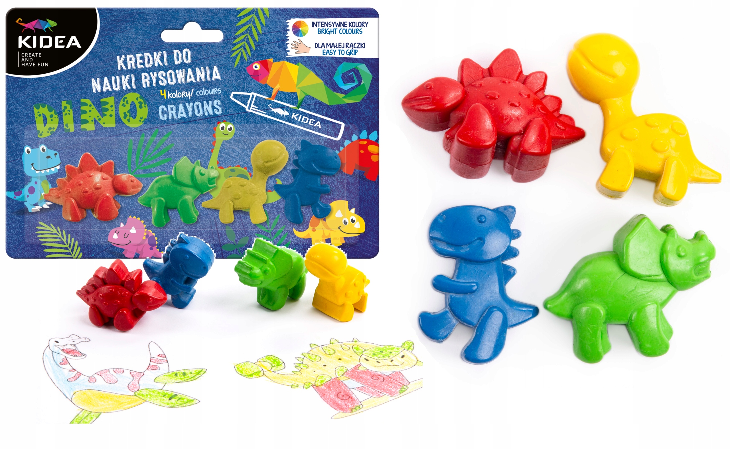 

Kredki Dla Malucha do nauki rysowania Dinozaury