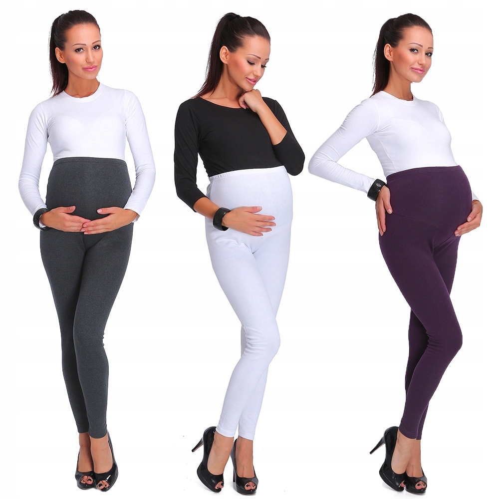 3-BALENÍ Těhotenských Legín S Zatepleným Panelem PREG28