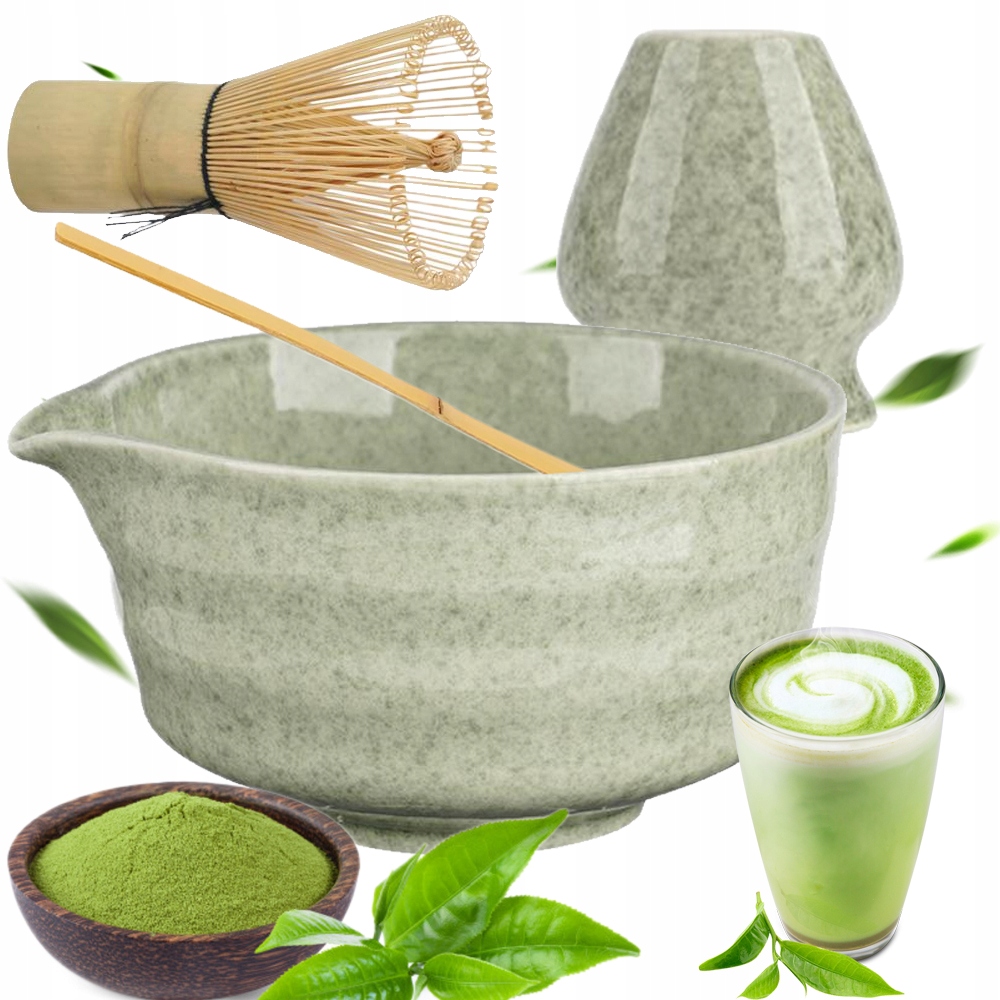 Levně Sada Na Čaj Matchy 4DÍLNÁ Dárek Pro Milovníka Čaje Matchy