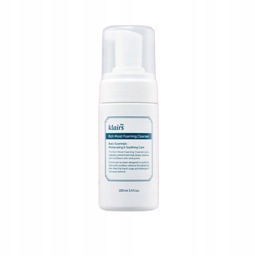 Dear Klairs Rich Moist Foaming Cleanser Čistící pěna s hydratačním úči