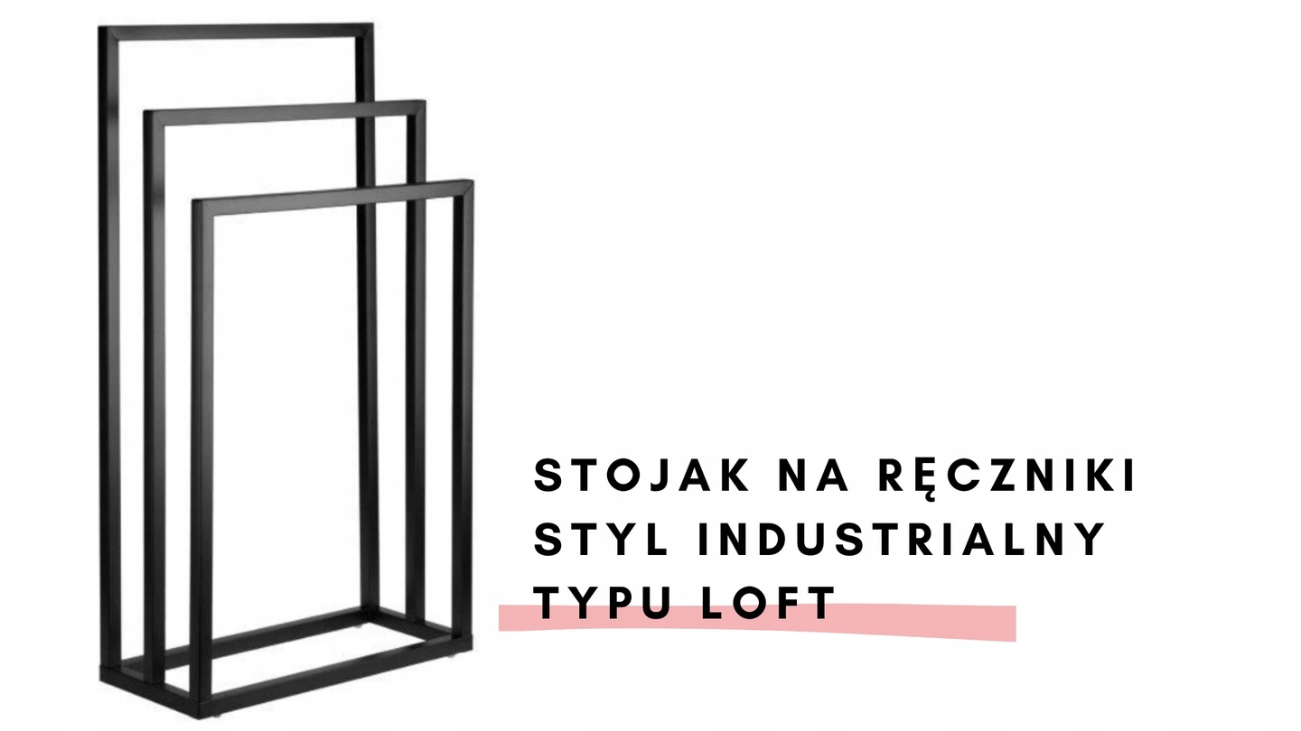 WIESZAK STOJAK NA RĘCZNIKI LOFT INDUSTRIALNY BLACK Rodzaj montażu stojący