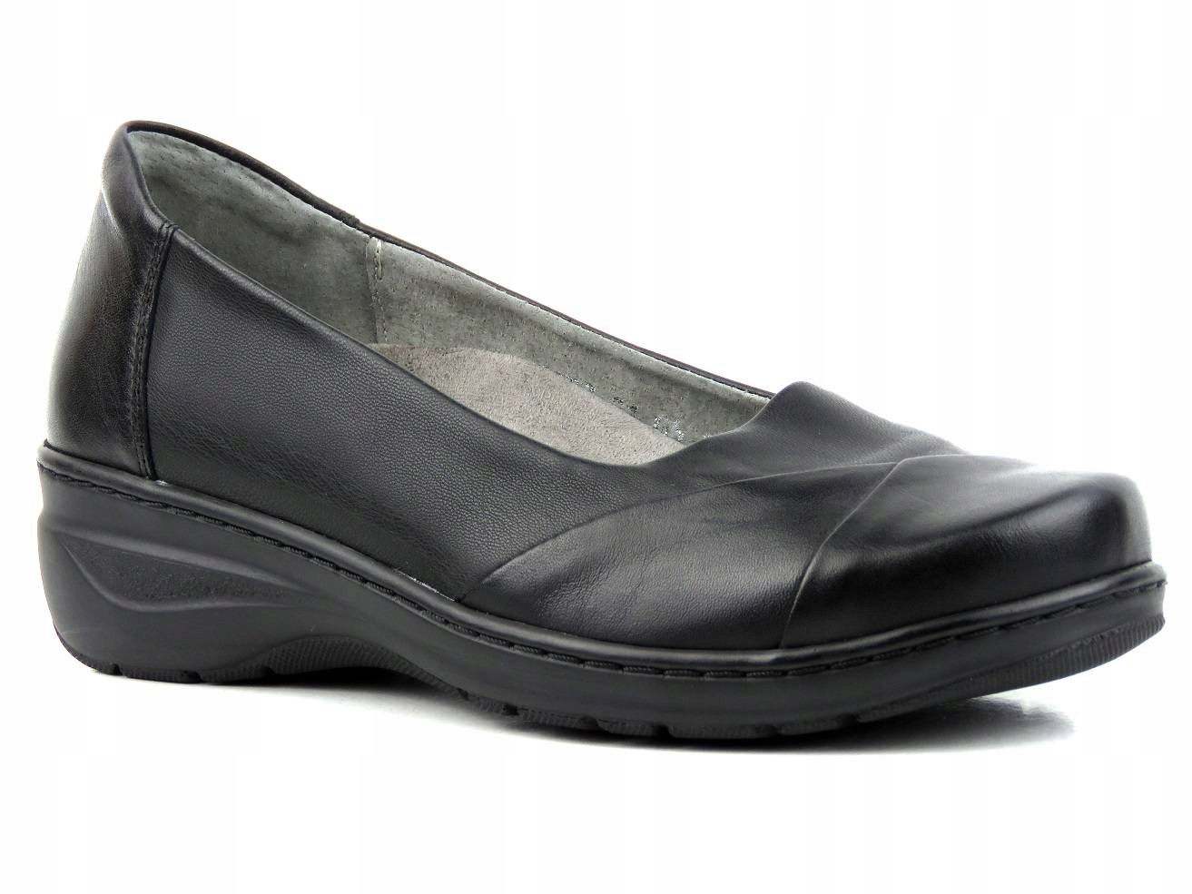 

Półbuty Damskie Axel 1802 Skóra Mokasyny Szersze