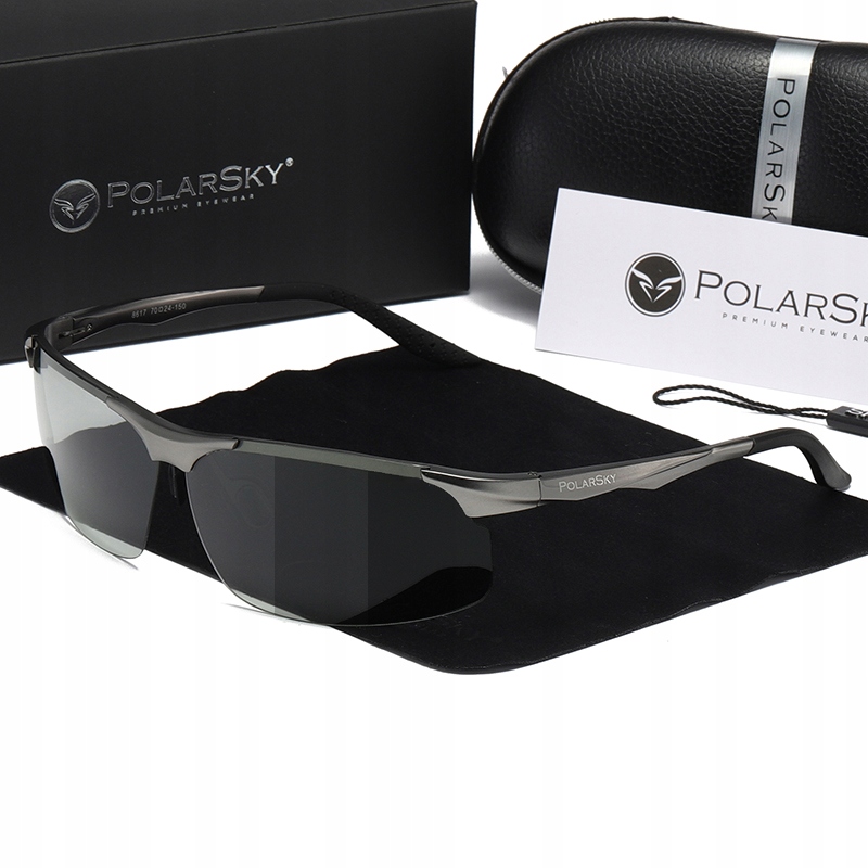 

Okulary Polarsky aluminiowe Fotochrom polaryzacja