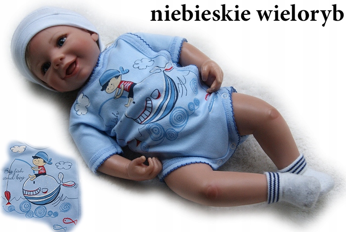 

Body kopertowe pajacyk krótki rękaw 56 z nadrukiem