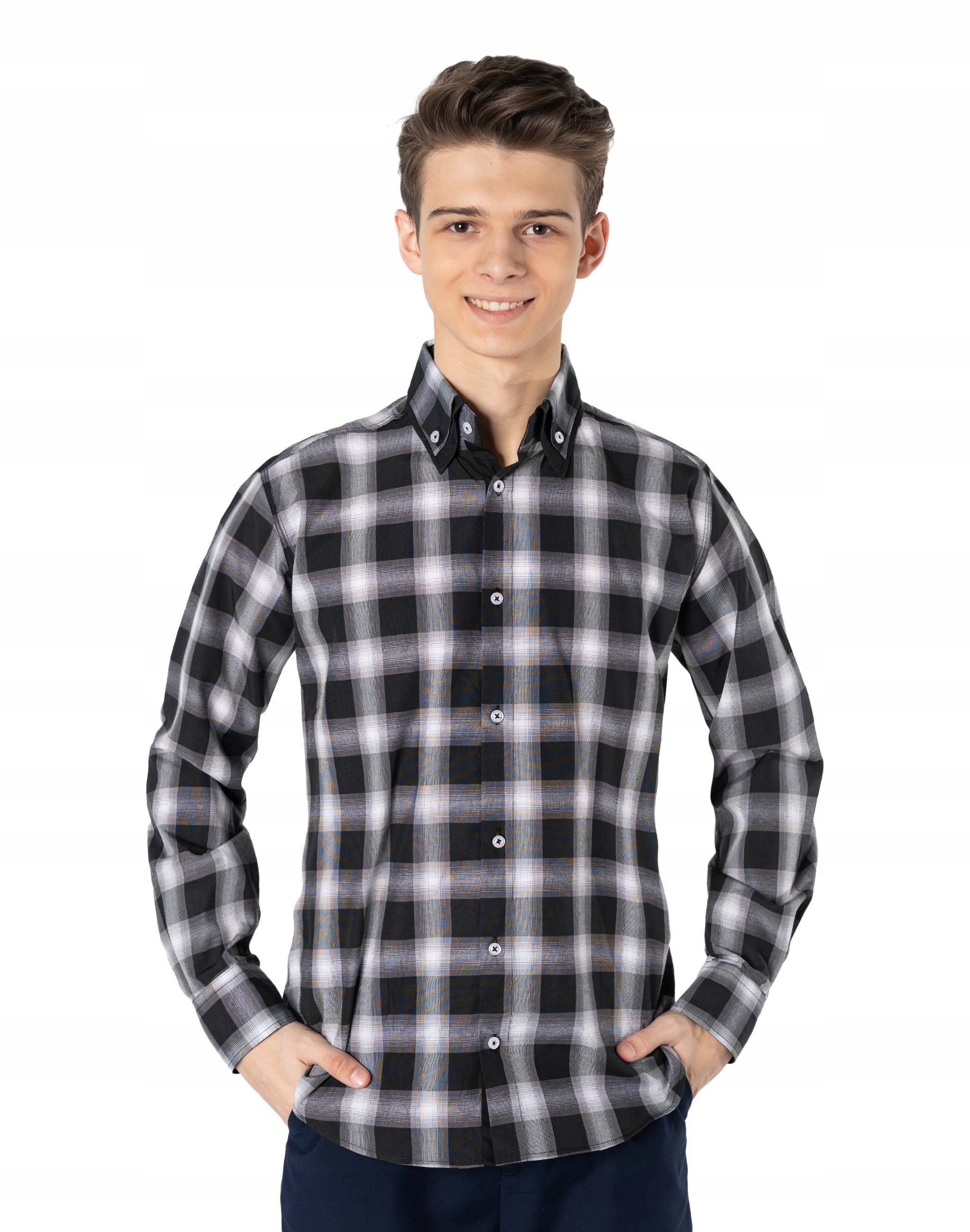 

Koszula Męska Bawełniana Długi Rękaw 520-5 r XXL