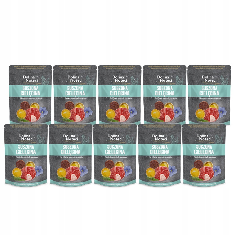 Levně Dolina Noteci Sušené krmivo pro sterilizované kočky, telecí maso 10x 150 g