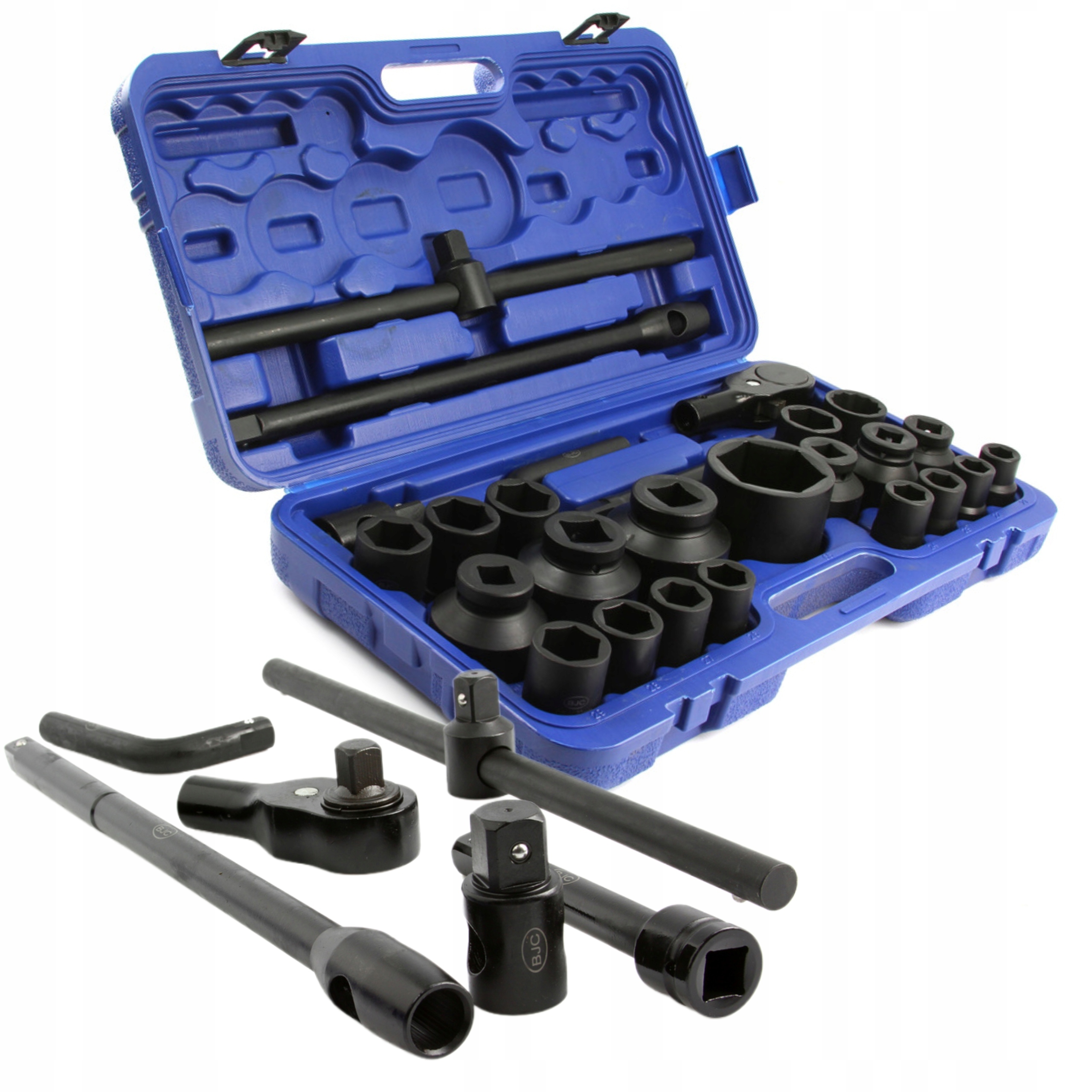 Bjc Sada Nástrčné Kľúče 26 Elem. 3/4" 1" 6PT 12PT Kufor M58248