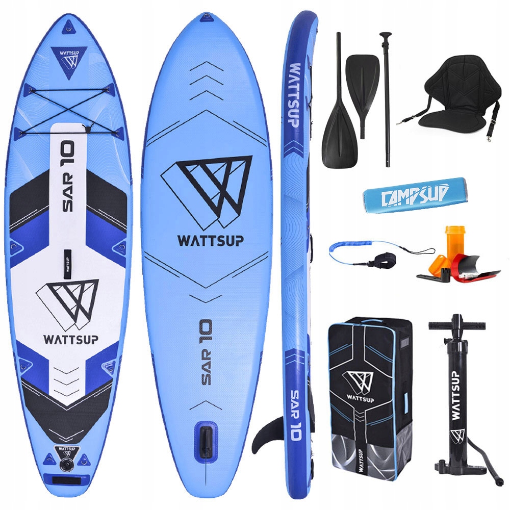 Zestaw SUP dla dwojga WattSup SAR i ESPADON Model SAR10-ESP11