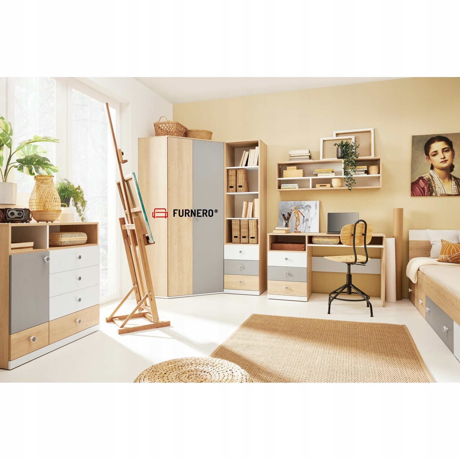 Biurko młodzieżowe PIXEL PX8 Kolekcja PIXEL