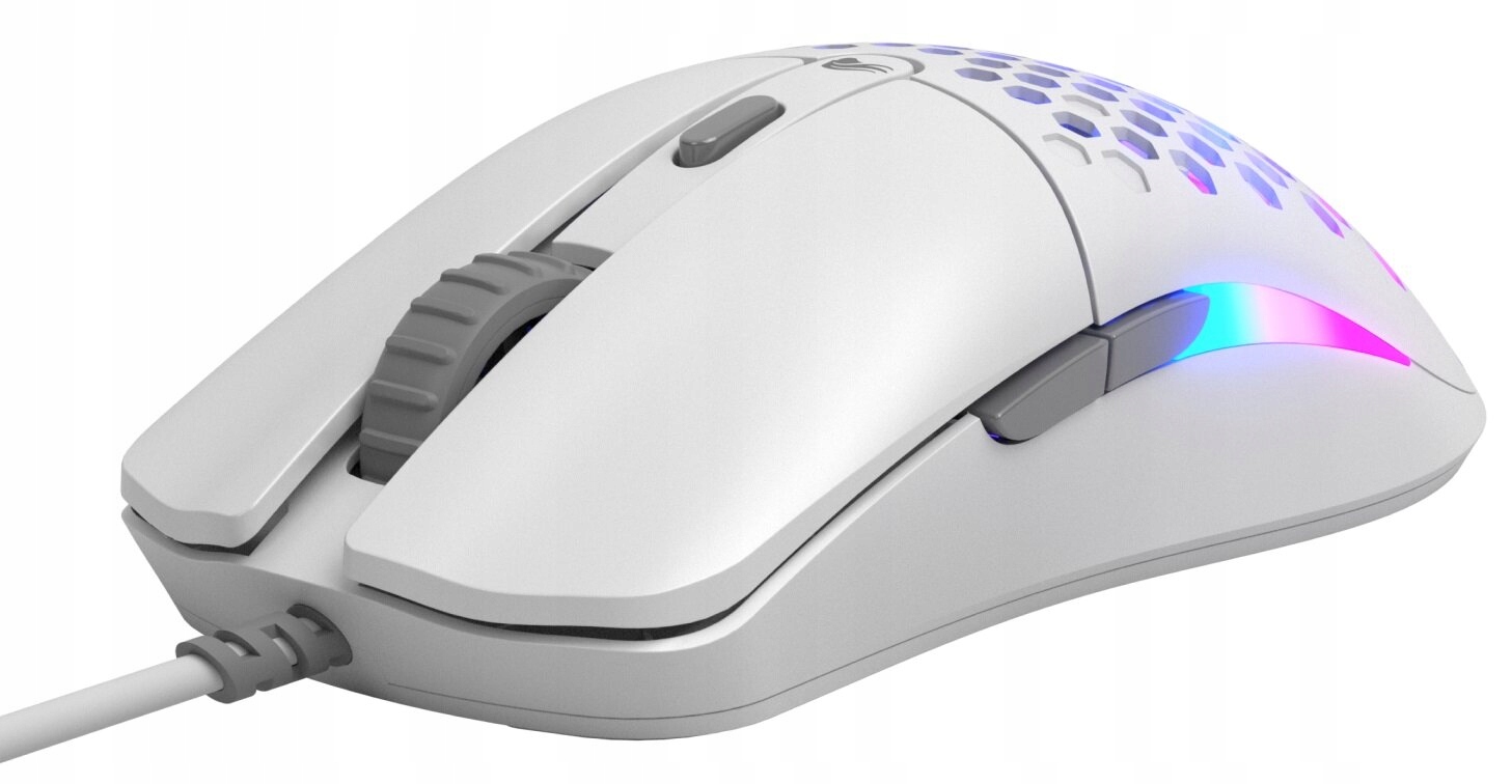 optická myš Glorious Model O Eternal Glo-oe-w-wht, bílá, ultralehká, Rgb