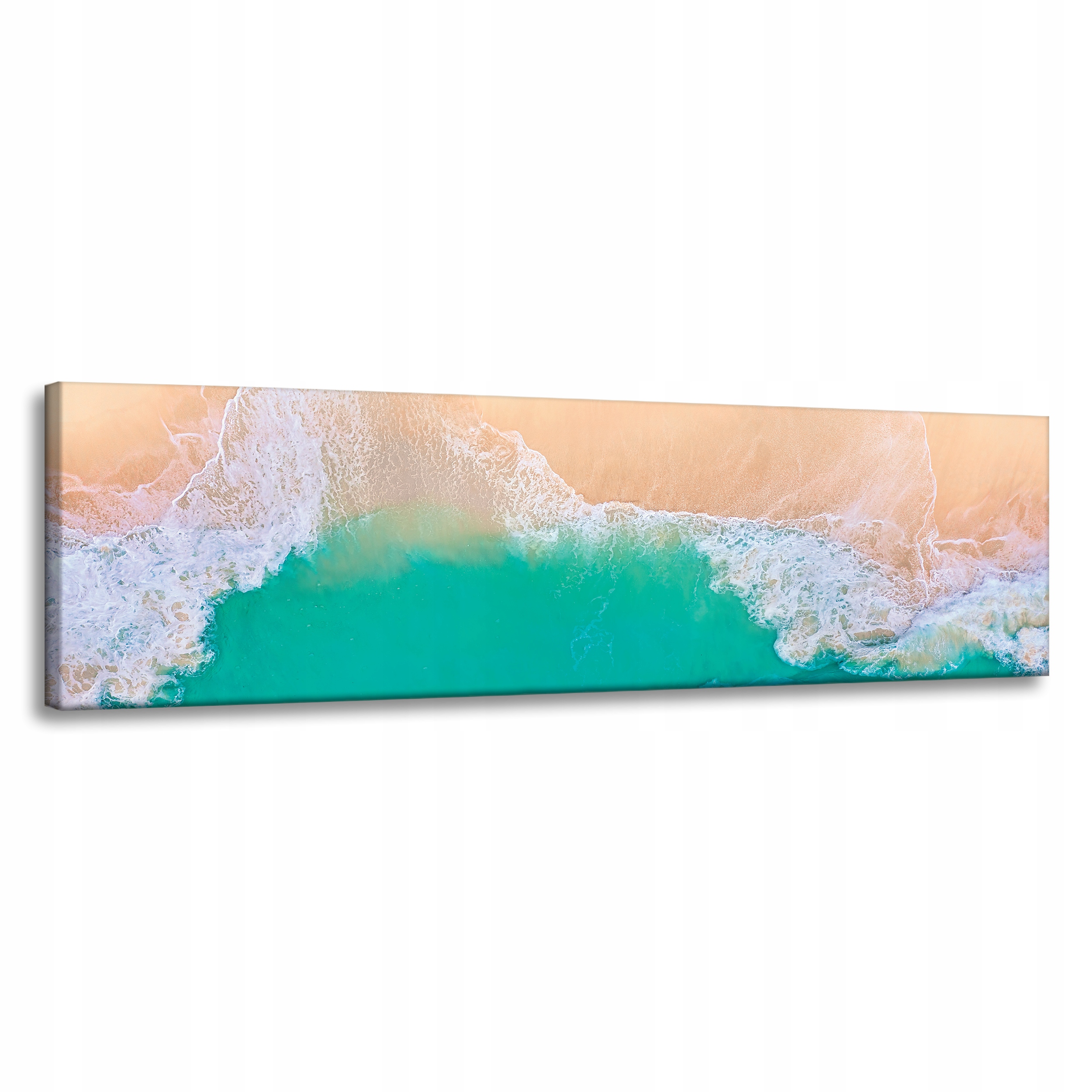 Obraz na plátně Vlny Voda Břeh Písek 120x40 cm