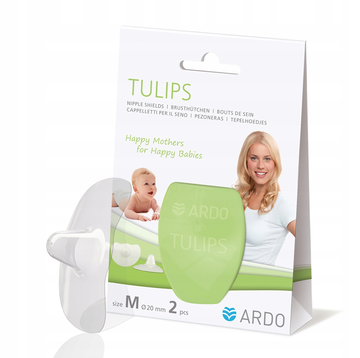 Накладки на соски для кормления Ardo Tulips года. М