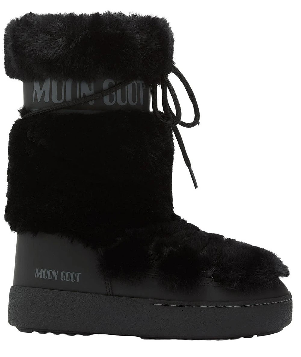 buty Moon Boot LTrack Faux Fur High Wp Black