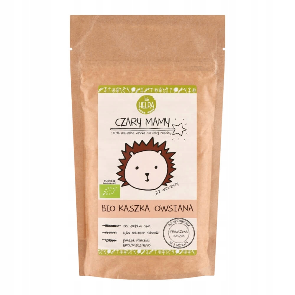 HELPA BIO KASZKA DLA DZIECI OWSIANA EKOLOGICZNA BEZ DODATKU CUKRU 200g