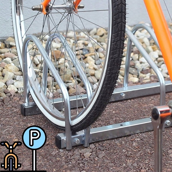 STOJAK NA 4 ROWERY Rowerowy Rower Parking na 4 Stanowiska Uchwyt Ocynk Marka Inna marka
