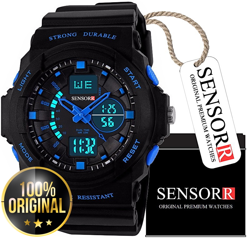 Dětské Vojenské Hodinky Pro Chlapce S-shock Led Nový Model 2025 Sensorr