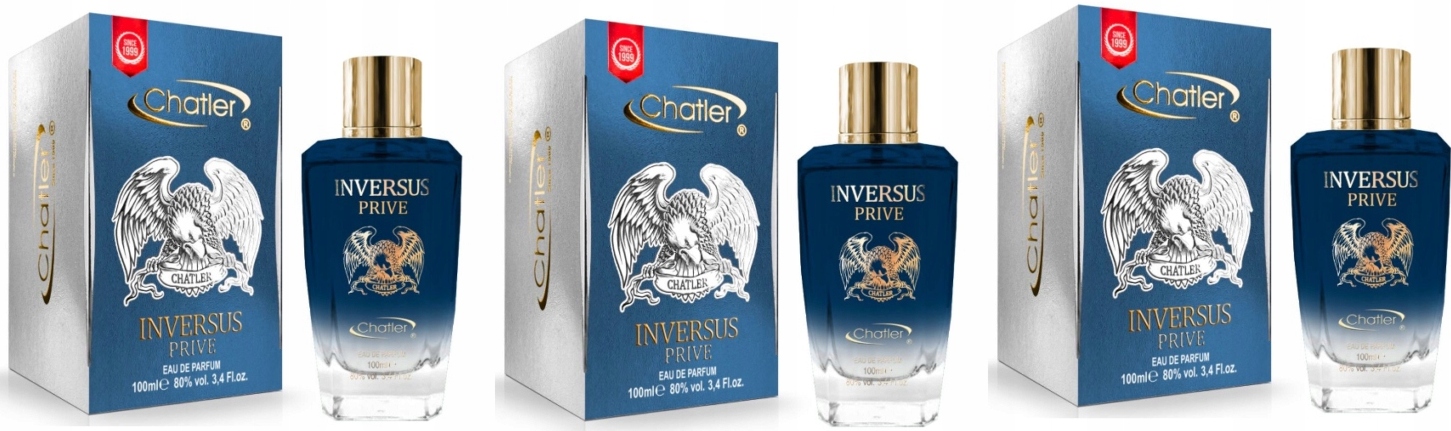 Chatler Inversus Prive 3x100 ml pánská parfémovaná voda