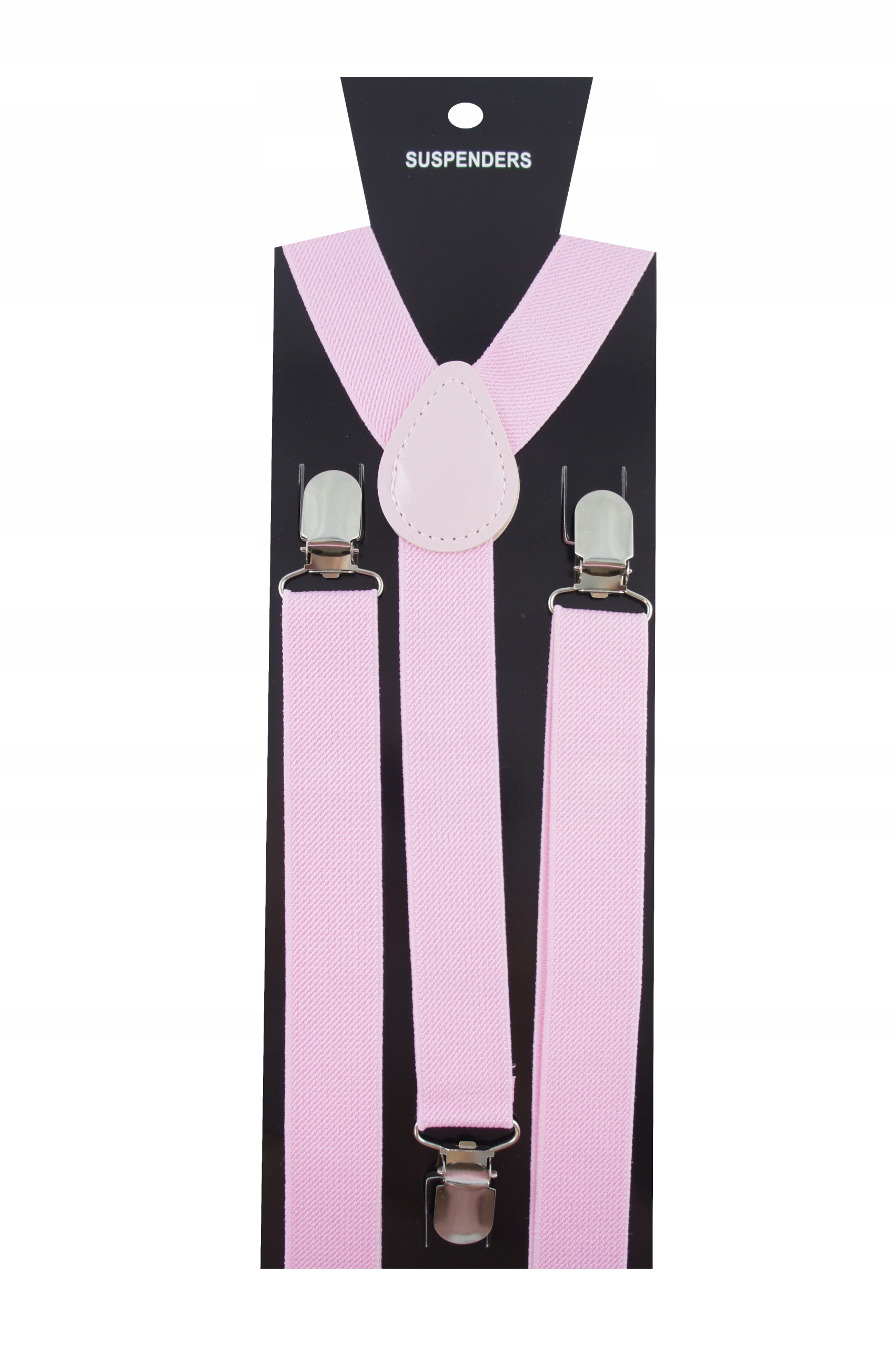 RÓŻOWE PUDROWY RÓŻ szelki do spodni gładkie regulowane 120-200cm WZROSTU