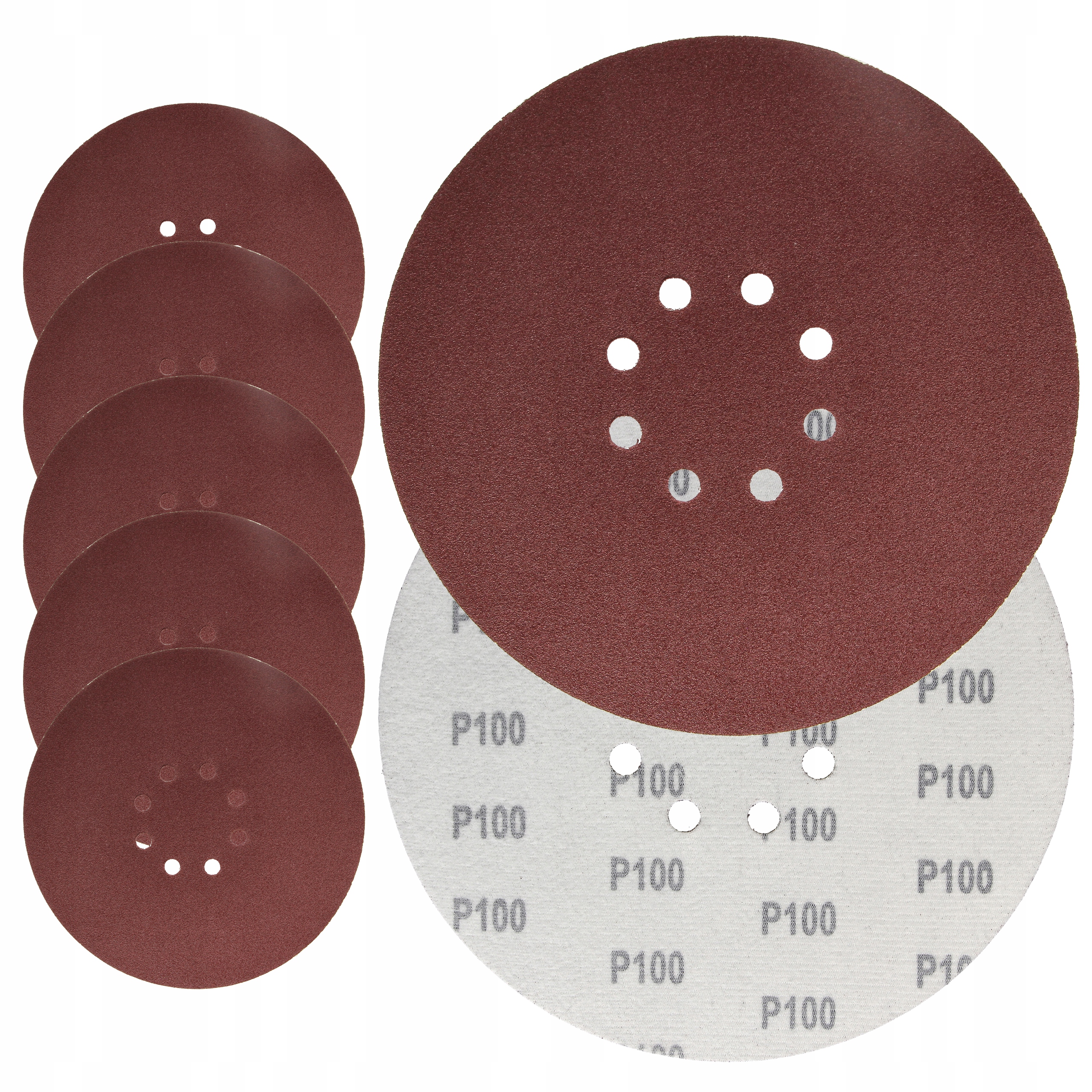 Papier Ścierny Na Rzep 225MM Do Szlifierki Gipsu Żyrafy Krążek Ścierny P100