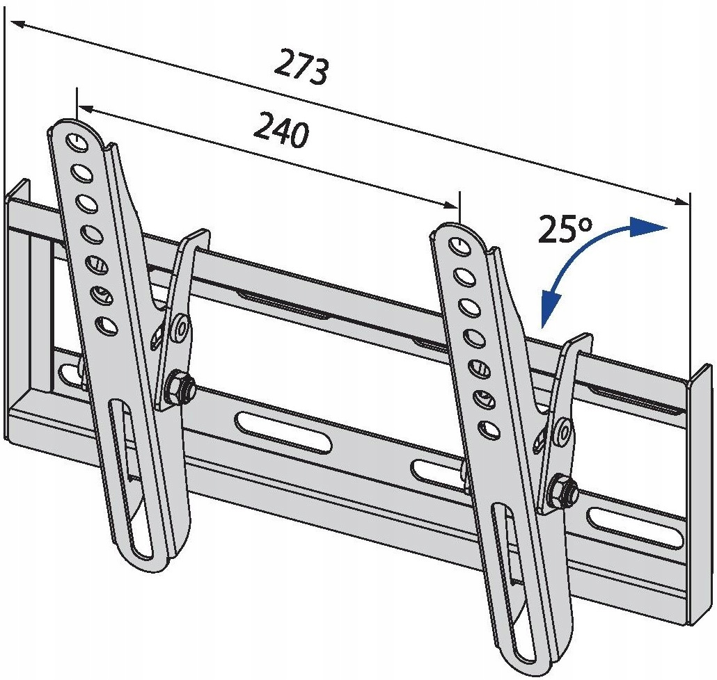 Uchwyt ścienny TV TB-251 42'' 20kg VESA 200x200 Kod producenta TB-251