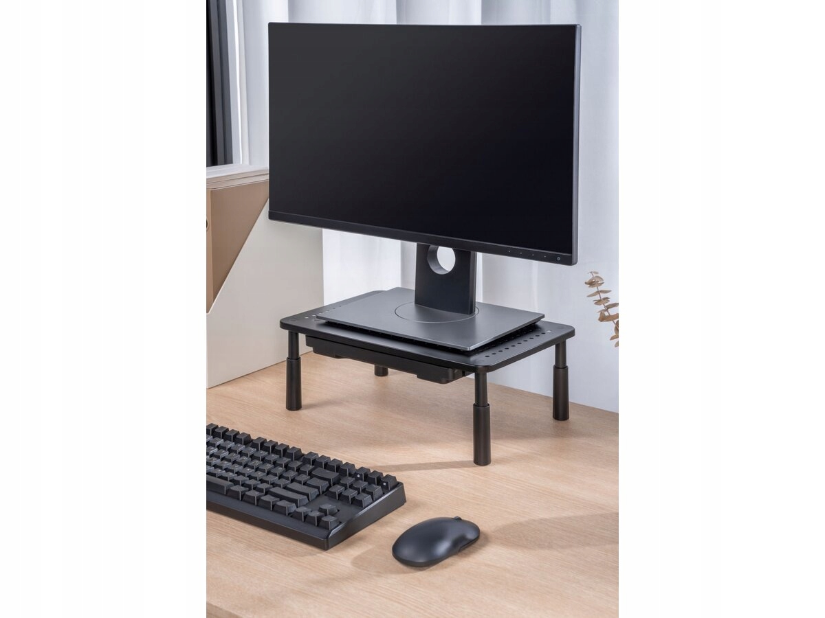 PODSTAWKA POD MONITOR DRUKARKE LAPTOPA Z SZUFLADĄ Szerokość mebla 37 cm