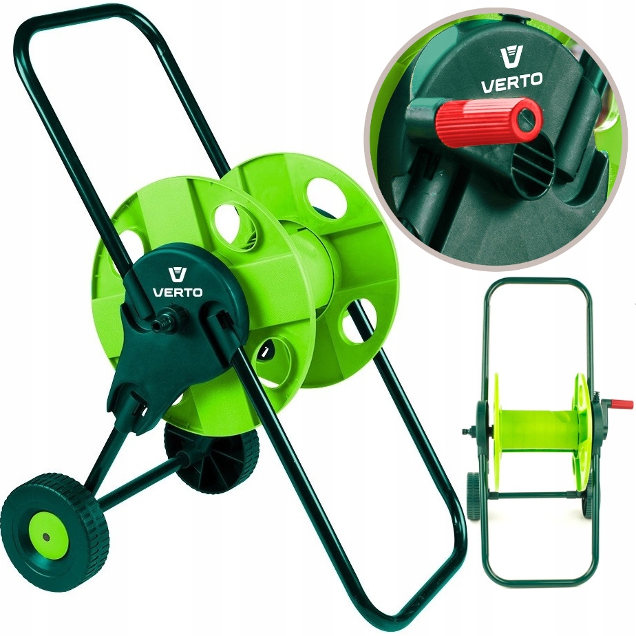 Wózek Bęben Wieszak Zwijacz Na Waż Ogrodowy Koła