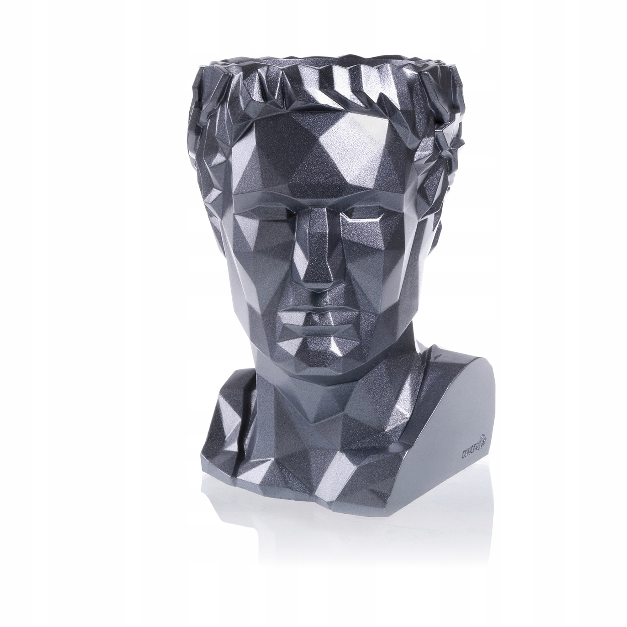 Donica Cezar Low-Poly Steel Poli 10 cm Figurka Materiał beton
