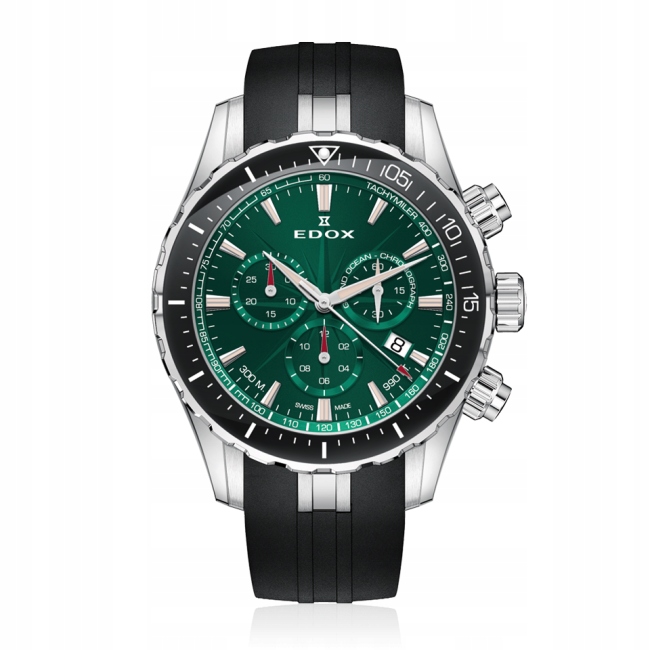 Edox Grand Ocean Chrono Diver 10248-3-VIBN 43mm 30ATM Potápěčské hodinky s chronografem
