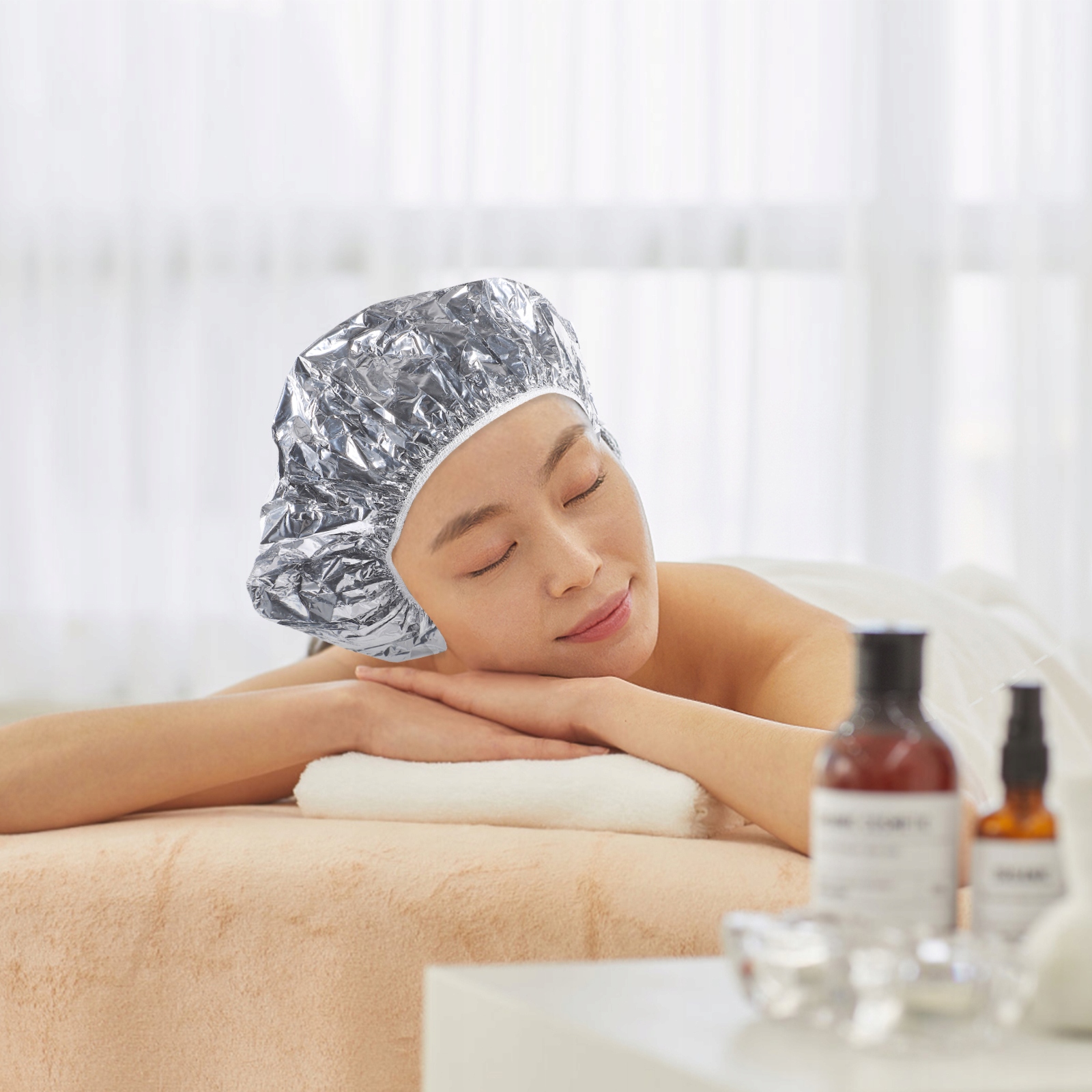 CZAPKA TERMICZNA DO WŁOSÓW MAJOR SHOWER 6 SZT Waga produktu z opakowaniem jednostkowym 0.6 kg