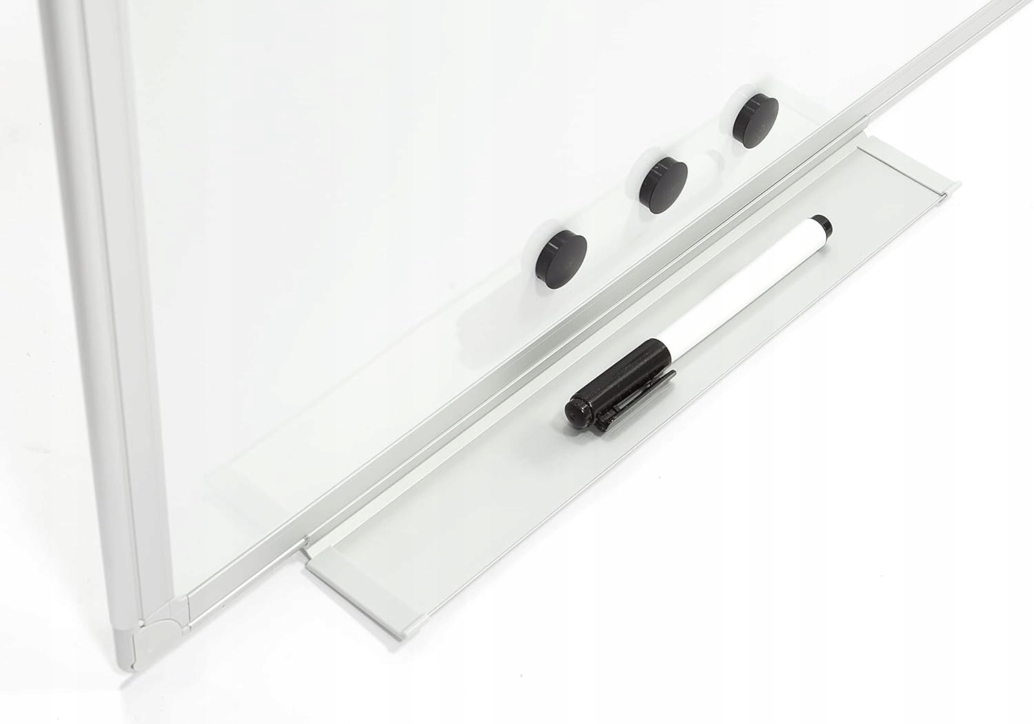 TABLICA MAGNETYCZNA SUCHOŚCIERALNA 60x40cm ZESTAW Z MAGNESAMI i MARKEREM EAN (GTIN) 5907636702771