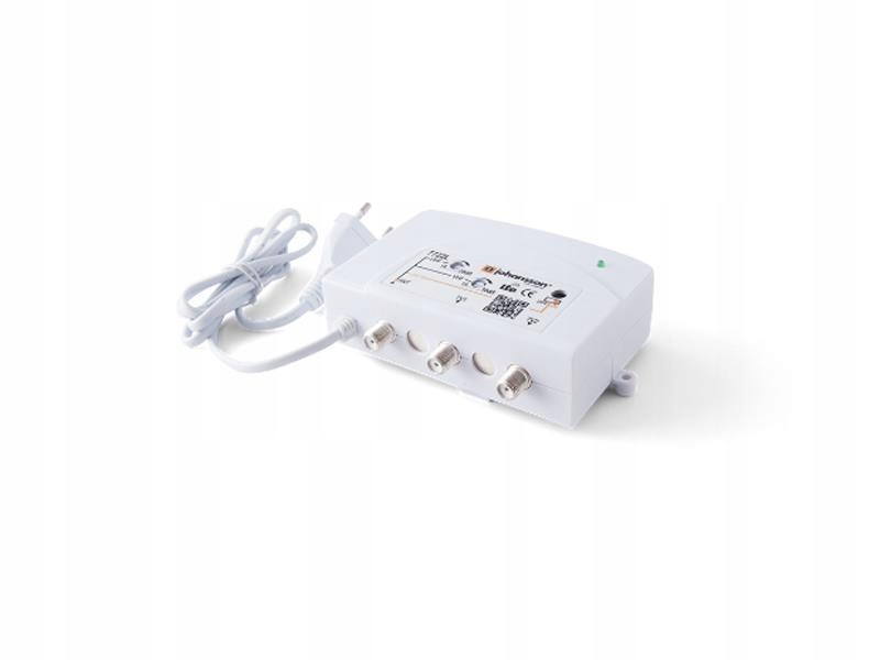 Anténní zesilovač domovní Johansson 7722L2 Vhf-uhf, 2x výstup, filtr 5G Lte