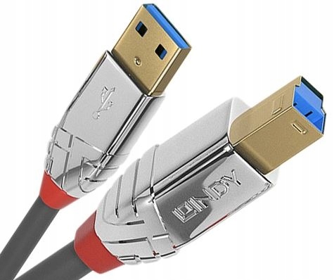 Kabel USB 3.0 A-B SuperSpeed do Dysku Lindy 3m Model 36663