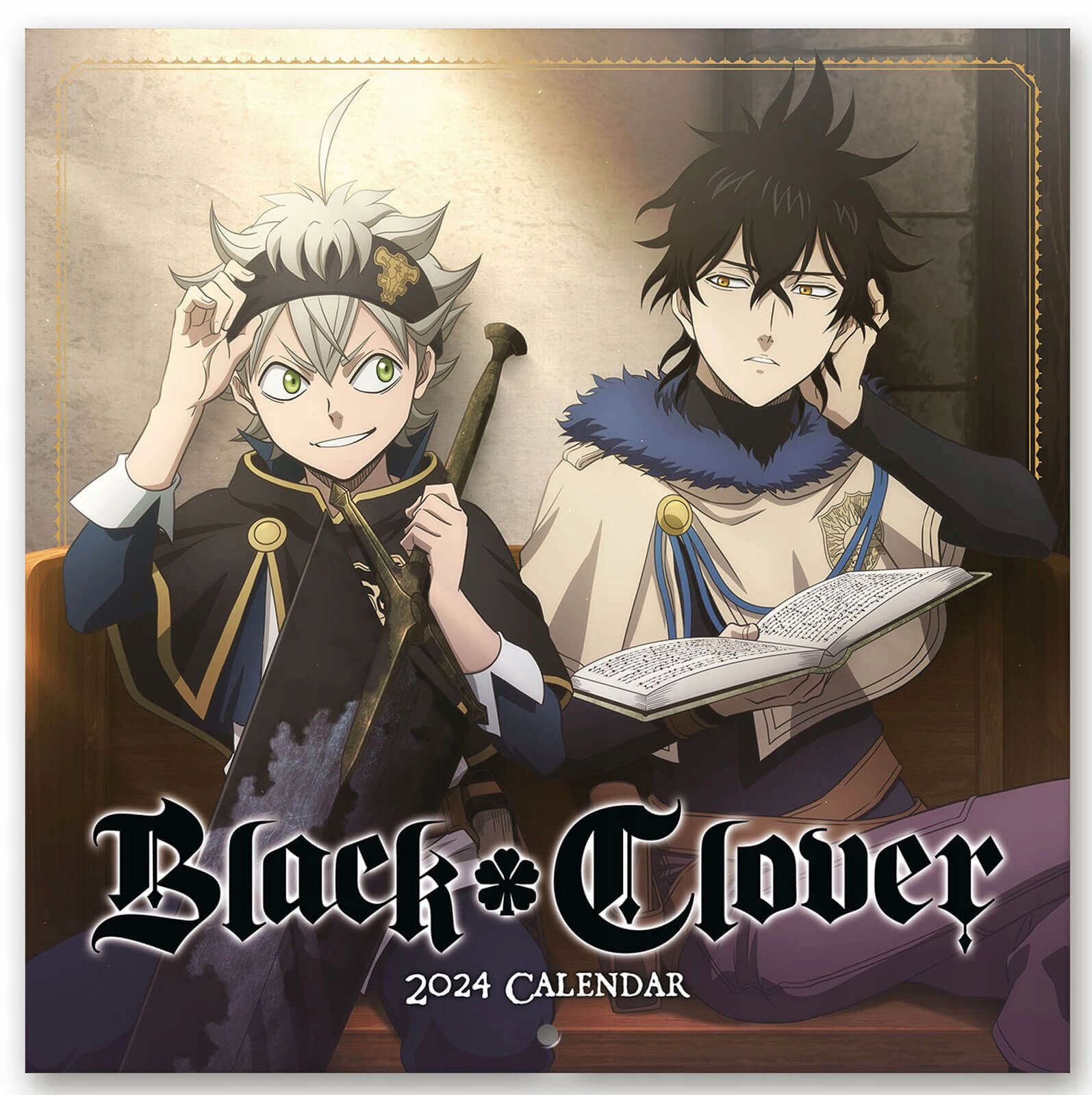 Kalendarz Black Clover na ścianę 2024 rok
