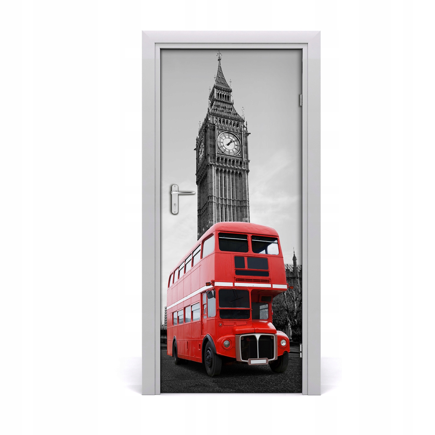 

Fototapeta samoprzylepna Drzwi Londyński autobus