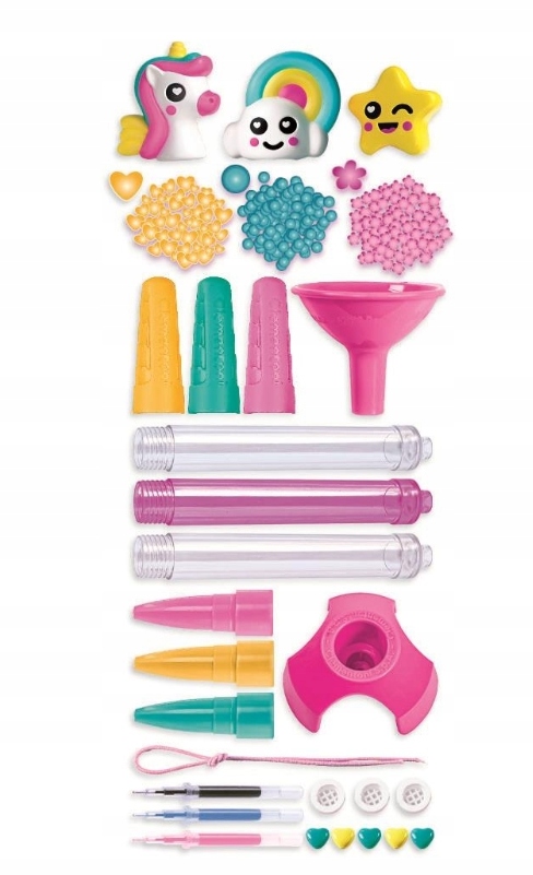 PEN CREATOR FANTASY MINI FABRYKA DŁUGOPISÓW RÓŻOWE CLEMENTONI 18831 Marka Clementoni