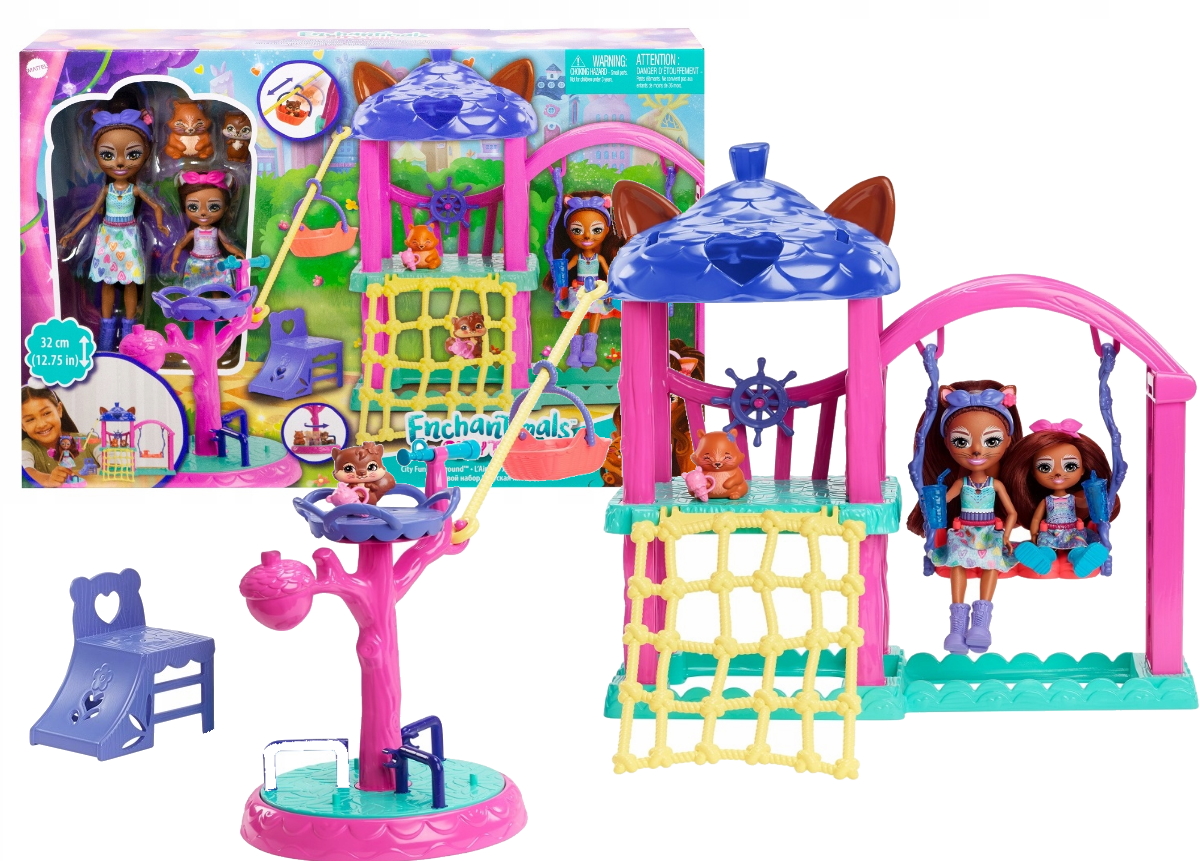 

Enchantimals Plac Zabaw Przyjaciół 2 Lalki HHC16