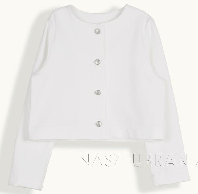 ŻAKIET ELEGANCKI BAWEŁNA DZIEWCZYNKA ATUT R.128/134,140/146