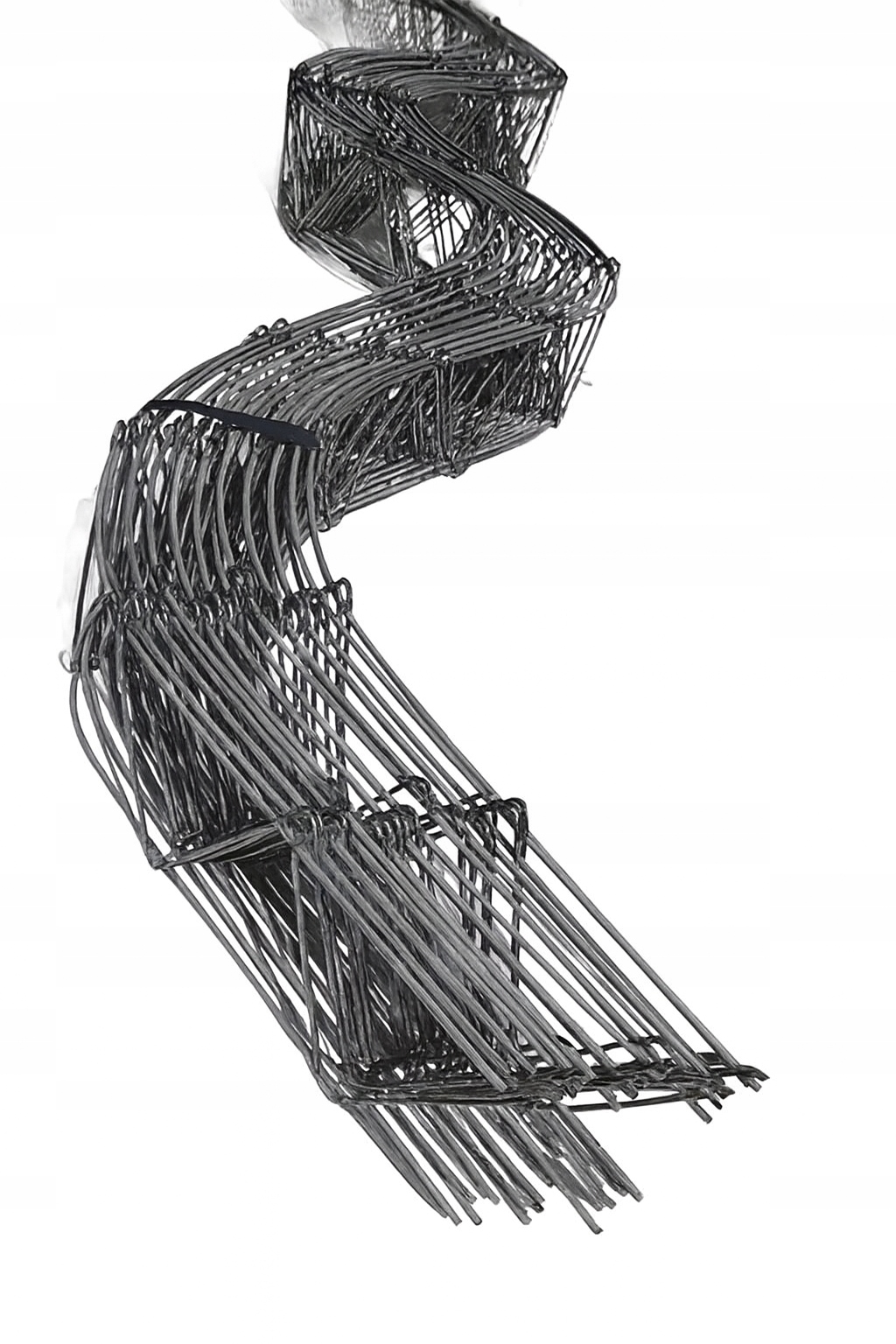 Ocelová vzdálenost mezi výztuží Zet 60 mm distanční podložka ocelová 1,2 M