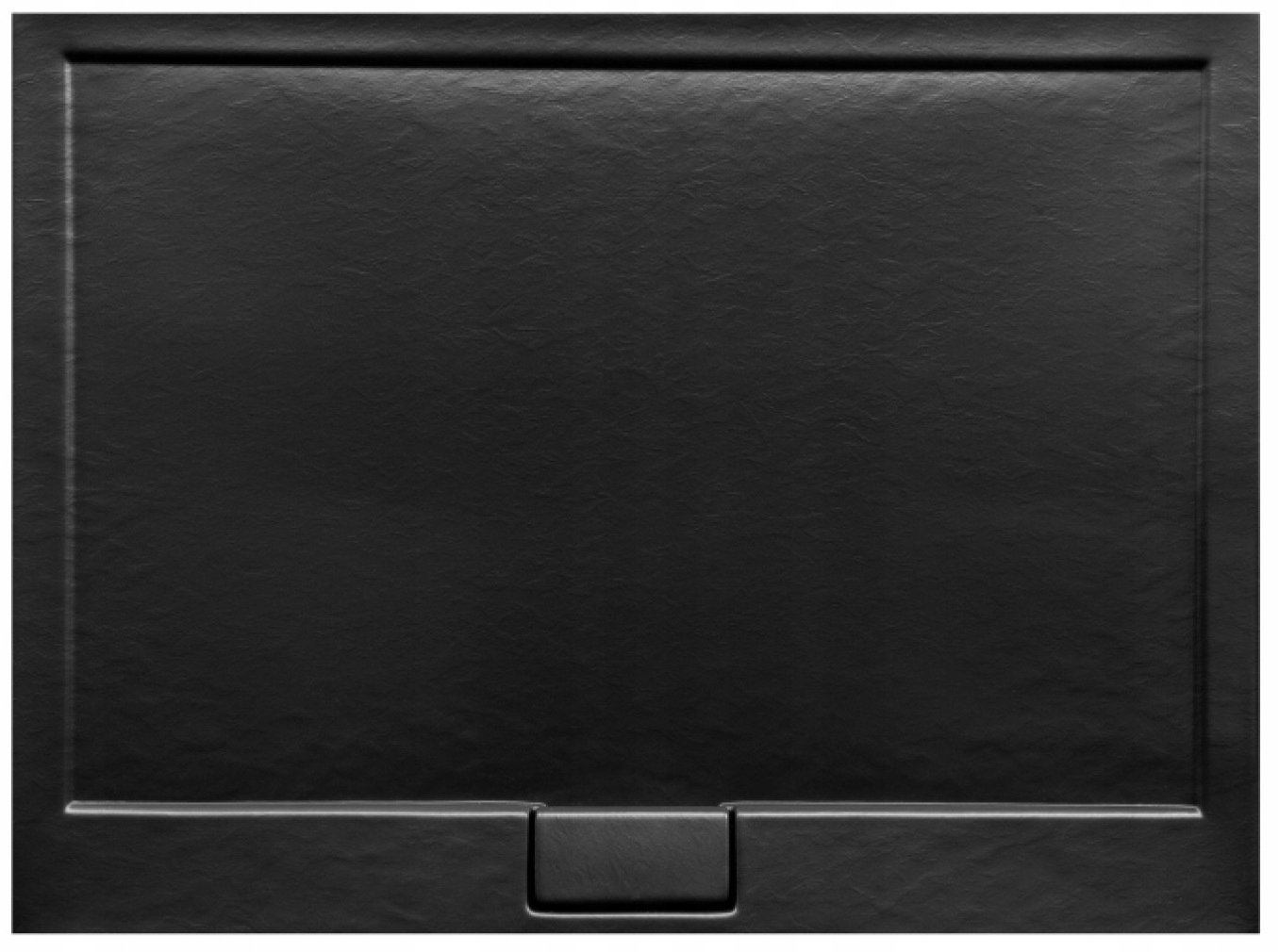 Brodzik Besco Axim Stone Effect Prostokątny 110 x 90 cm