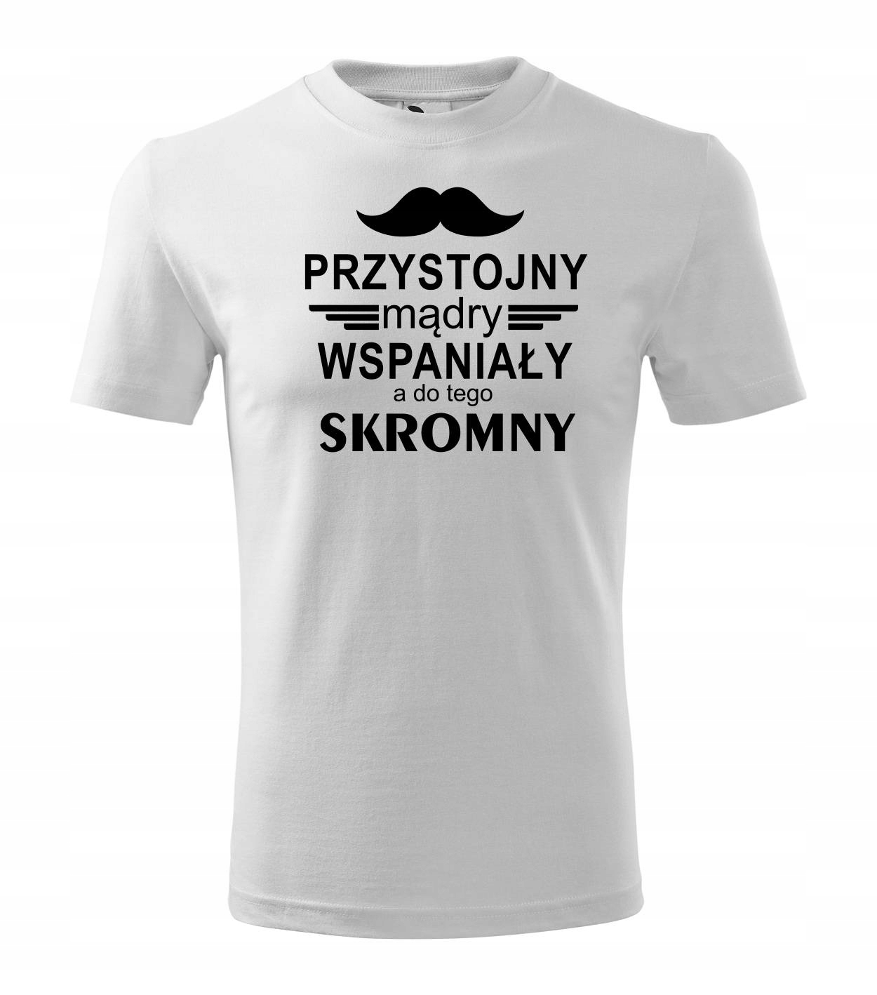 

Koszulka T-shirt przystojny skromny męska