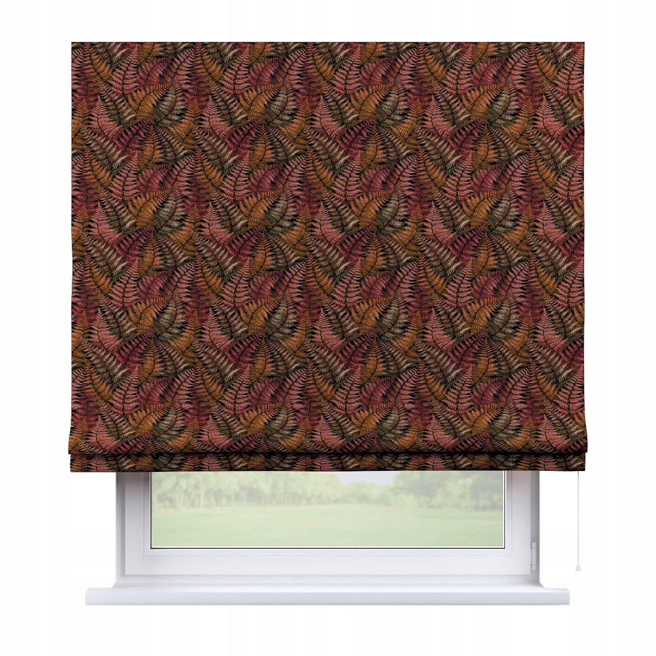 Hotová rímska roleta Bari 120x150 cm oranžová