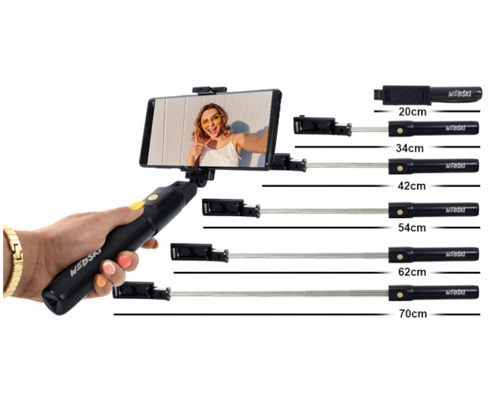 UCHWYT PATYK DO ROBIENIA ZDJĘĆ KIJEK SELFIE+PILOT Stan opakowania oryginalne